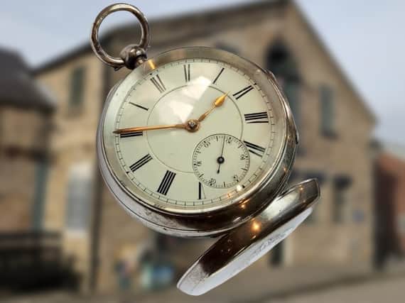 The 19th century pocket watch by Henry Vaughan on show at Elsecar Heritage Centre’s brand new Visitor Centre.