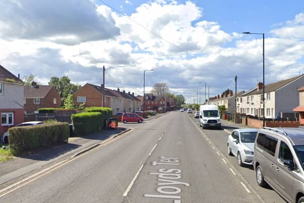 Station Road in Dunscroft, close to the junction with The Oval, where the hit-and-run reportedly took place.