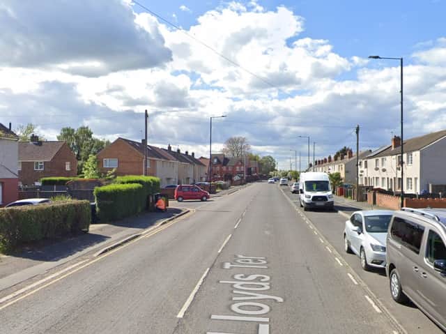 Station Road in Dunscroft, close to the junction with The Oval, where the hit-and-run reportedly took place.