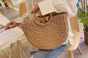 The designer looking straw handbag is the must-have accessory for summer - now £21.24 for a limited time only