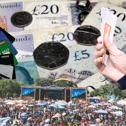 How much are fans being charged per day to go to some of the UK's biggest music festivals in 2025?