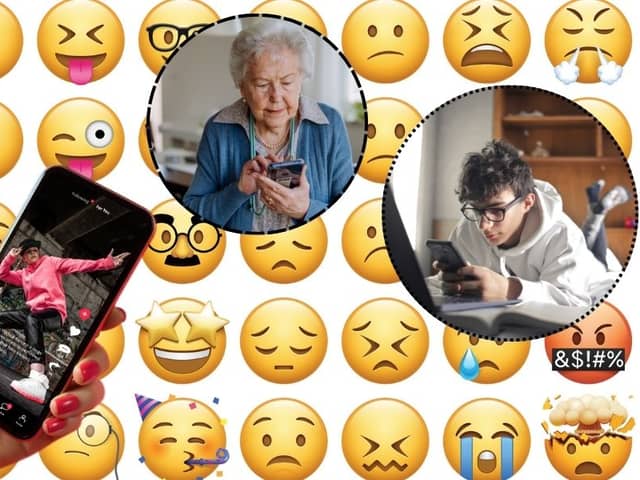 Younger users have created their own emoji-based slang, language experts say