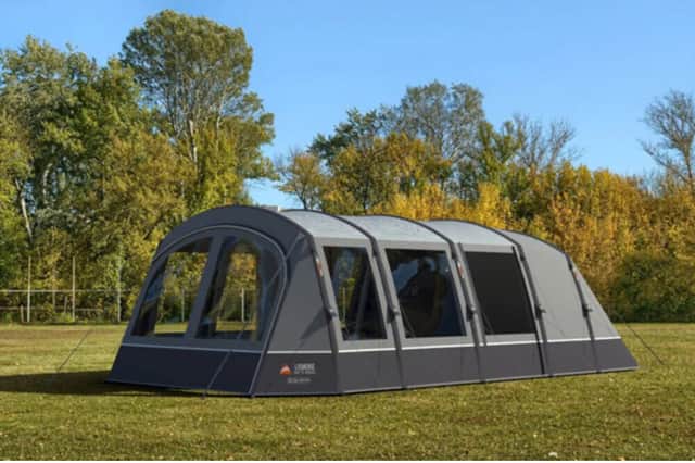 The Vango Lismore Airbeam Tent is the ultimate family-friendly tent for stress-free staycations