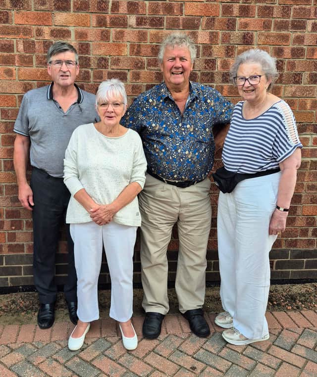 Rose Hill Residents Association (RHRA) committee. Left to right: Derek Brook, Wendy Wright, Dick Farthing, Diane Hoyle.