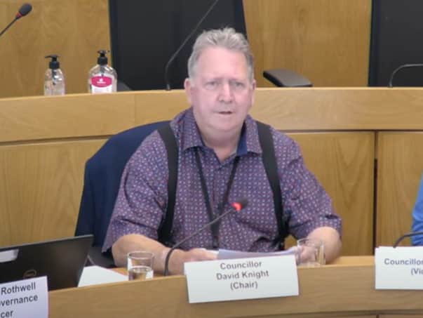Councillor David Knight has lost his committee positions after creating a company named after Doncaster Council's Fly Doncaster.