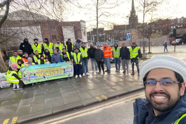 Young people in Sheffield started 2026 by cleaning up the city's streets