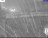 The M18 this evening. Photo: National Highways / trafficcameras.uk