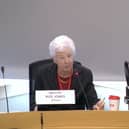Mayor Ros Jones speaking durign a cabinet meeting in December 2025.