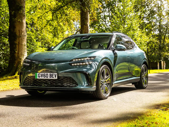 The GV60 Performance has the best part of 500bhp - but remains elegant and understated