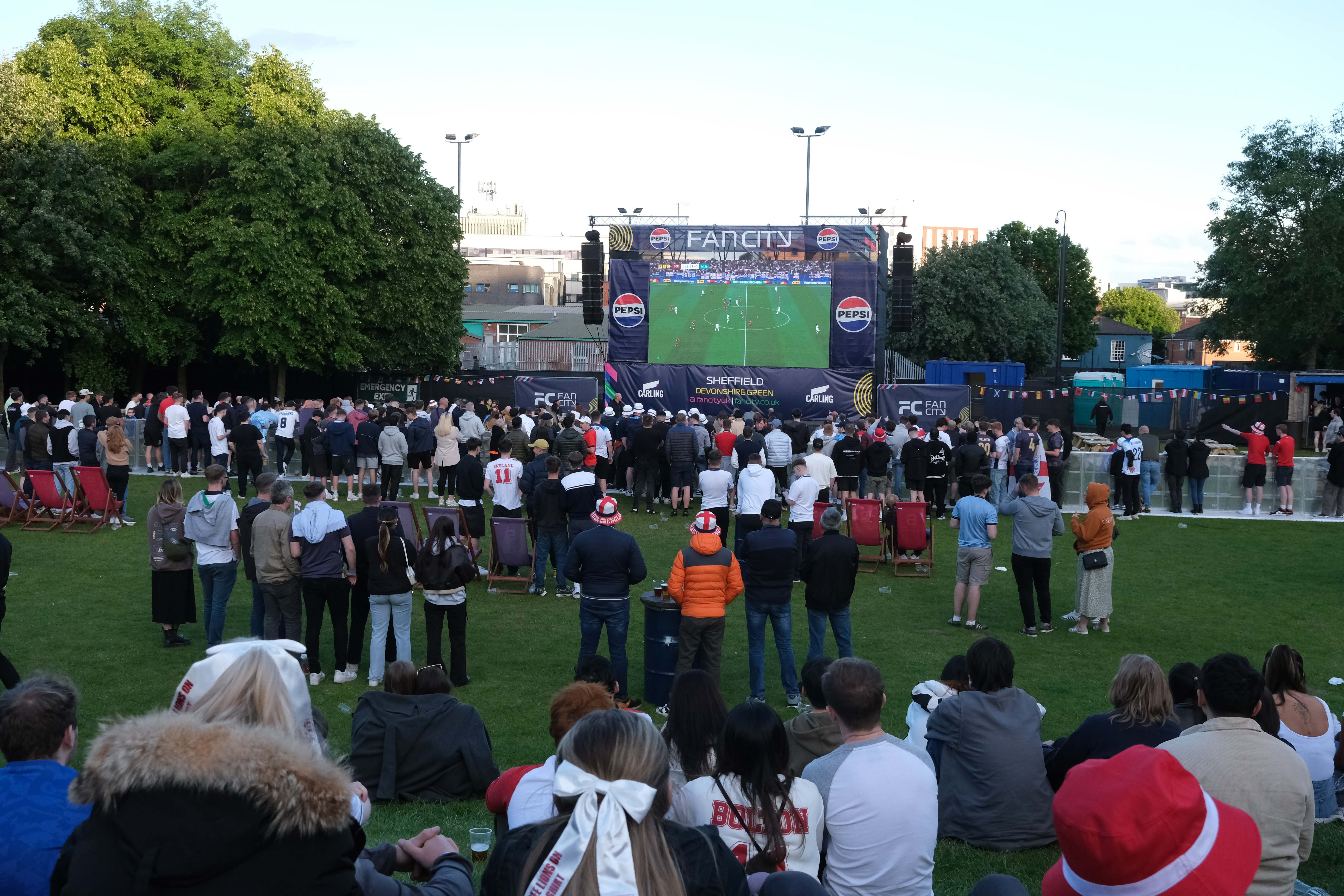 Race on to build fan park for World Cup Quarter Final