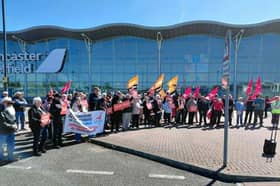 A protest is to be held ahead of a crucial meeting on Doncaster Sheffield Airport