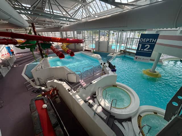 Doncaster Council shared these photos to announce the Lagoons would be reopening.