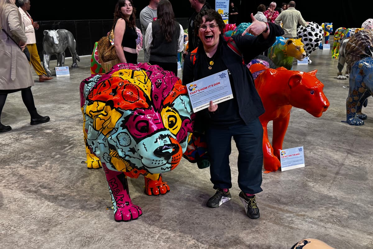 Stolz von 150 Löwen bringt lokale Kunst nach Doncaster und sammelt Spenden ...