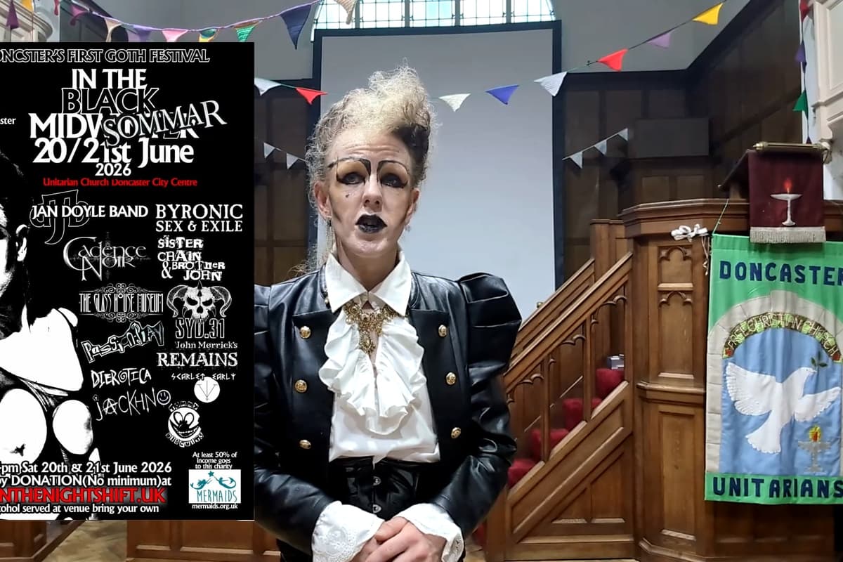 Goth festival creeps from the crypt at Doncaster church