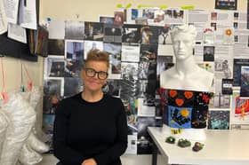 Lucy is working with the Balby community to create art. 