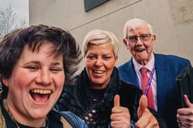 (L-R) Sarah Smith, Debbie Hutchinson, John Mounsey.