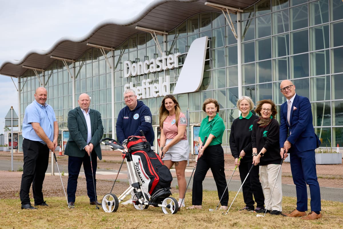 Der Flughafen Doncaster Sheffield bereitet sich auf den Start von ...