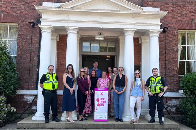 Bawtry's famous bra bunting returns as All In Pink Campaign expands beyond the town.