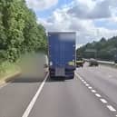 WATCH: Moment officers intercept driver who fell asleep behind the wheel.