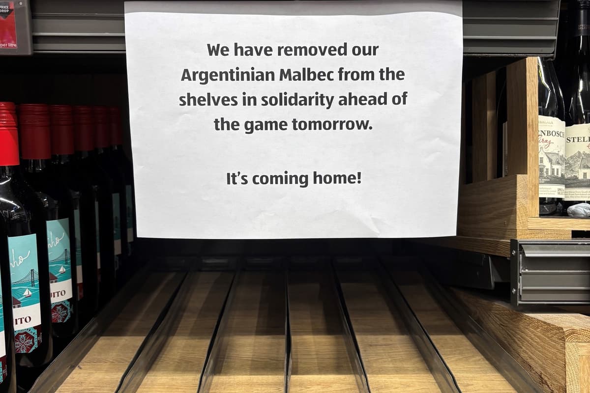 Aldi nimmt argentinischen Wein vor dem WM-Finale aus dem Sortiment und ...