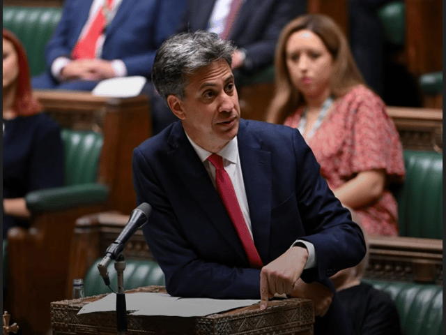 Ed Miliband speaking in the House of Commons.