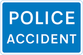 Emergency services at scene of road traffic collision.