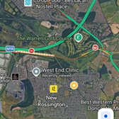 Great Yorkshire Way: Emergency sevices called after item fell from back of HGV and collided with van.