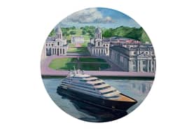 Painter Tai Shan Schierenberg reinterprets celebrated Greenwich riverscapes to mark Scenic Eclipse II's