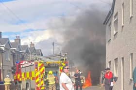 Fire crews were called to Bentley.