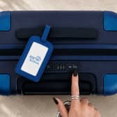 The integrated CaseSafe tracker is built directly into the TSA-approved lock, allowing the July suitcase to be located using Apple's Find My or Google's Find Hub networks without needing a separate tracking device.