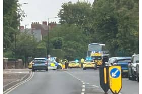 Thorne Road was sealed off following the collision.