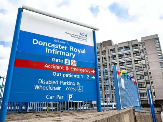 Doncaster Royal Infirmary.