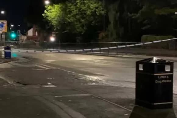Police sealed off Warmsworth Road in Balby following the incident.