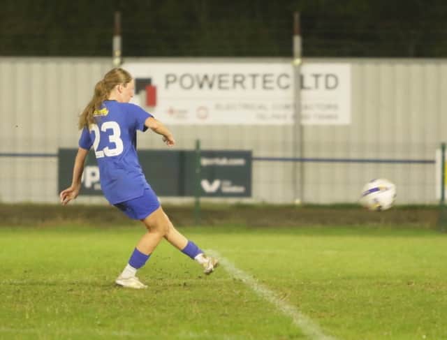 Lauren Breen scores her second for Rossington