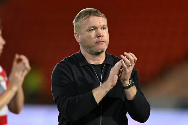 Doncasters'  manager Grant McCann  in the match between  Doncaster Rovers v Notts County  at Club Doncaster Sports Village, 