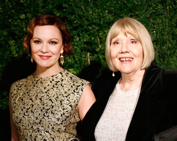 Actress Rachael Stirling with her mum Dame Diana Rigg