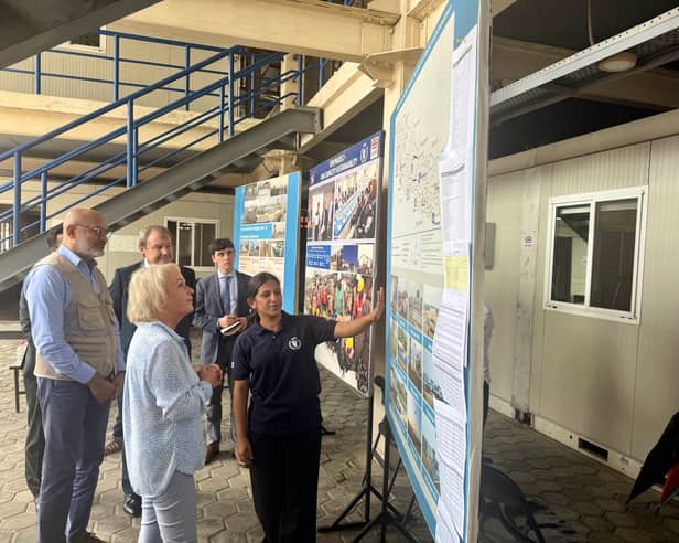 Baroness Winterton has been seeing relief efforts in Nepal.