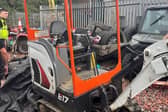 A number of suspected stolen vehicles and items were seized from a site in Mexborough