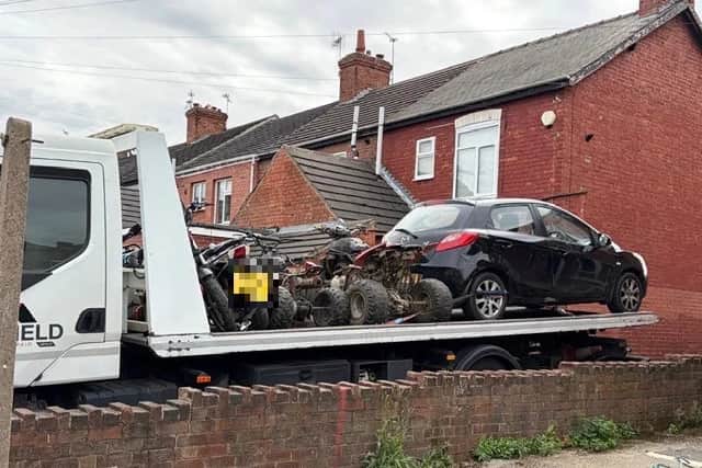 These stolen vehicles were recovered during a warrant on September 2