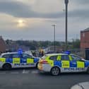 Emergency services flocked to the scene in Mexborough.