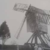 One time post mill at Amcotts.