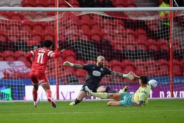 Leon Ayinde was on the scoresheet for the first time since his summer move.