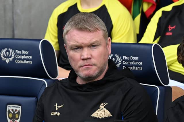Grant McCann shares his thoughts on Doncaster Rovers' performance against AFC Wimbledon.