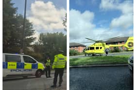 Two people died and four others were injured in the crash on White Rose Way.