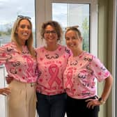 The Plant-Fit team wearing their t-shirts.