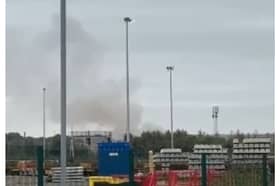 Fire crews are tackling the blaze in Balby Carr Bank.