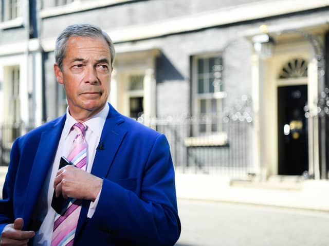 Nigel Farage is holding a rally in Doncaster today, Thursday 1st October