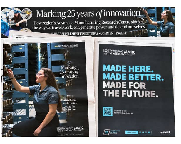 Marking 25 years of innovation - read our special anniversary supplement celebrating The University of Sheffield Advanced Manufacturing Research Centre.