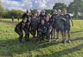 The  Milewood team braved mud and wild weather to take on the challenge.