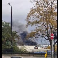 Video: Explosion heard as fire crews tackle huge blaze in Doncaster